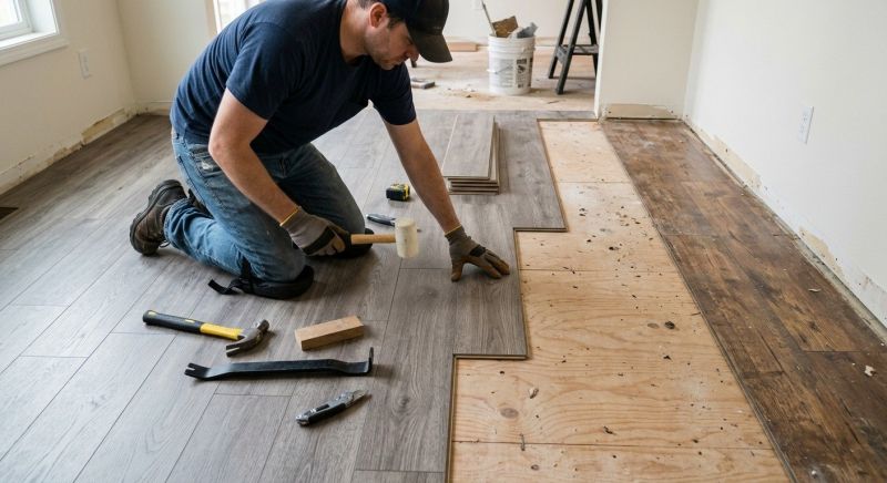 Laminate Floor Installation in Collin County, TX