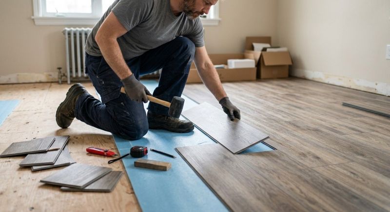 Linoleum Floor Installation in Rowlett, TX